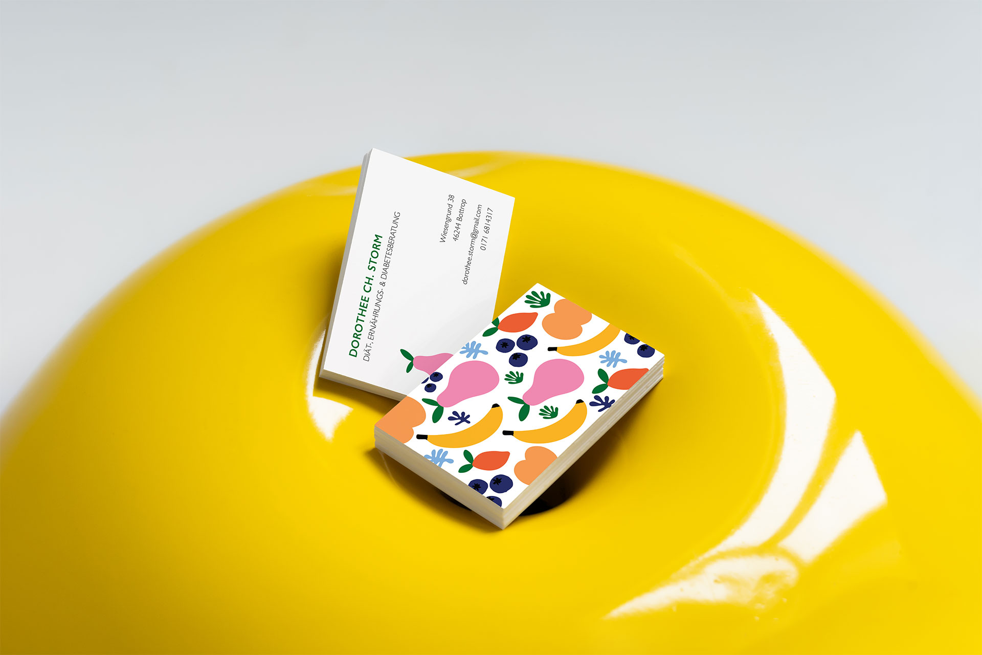 Chiara Hruby Lateo, Dorothee Storm, Corporate Design, Printmedien, Visitenkarten