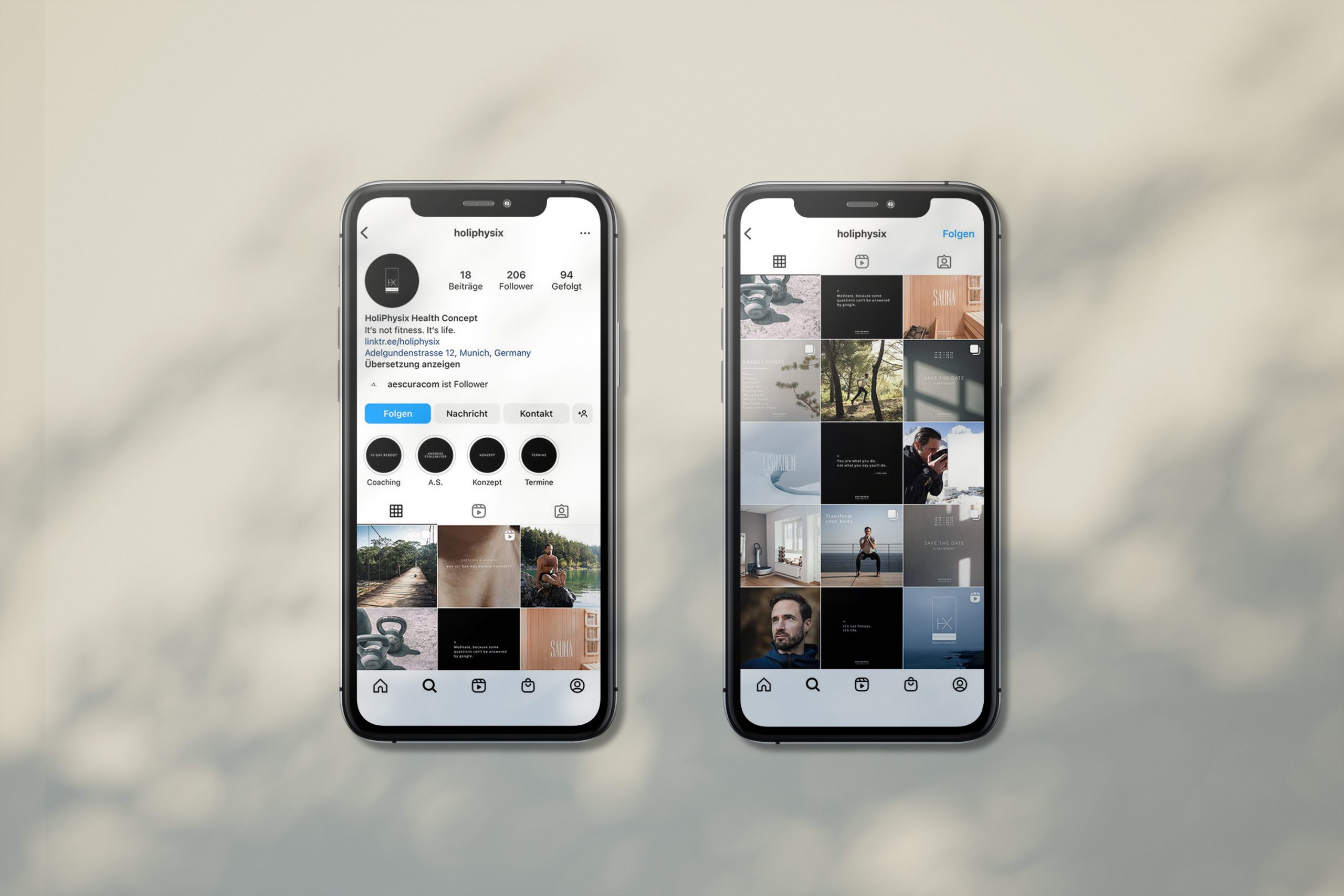 Chiara Hruby Lateo, Holiphysix, Social Media Marketing, Instagram