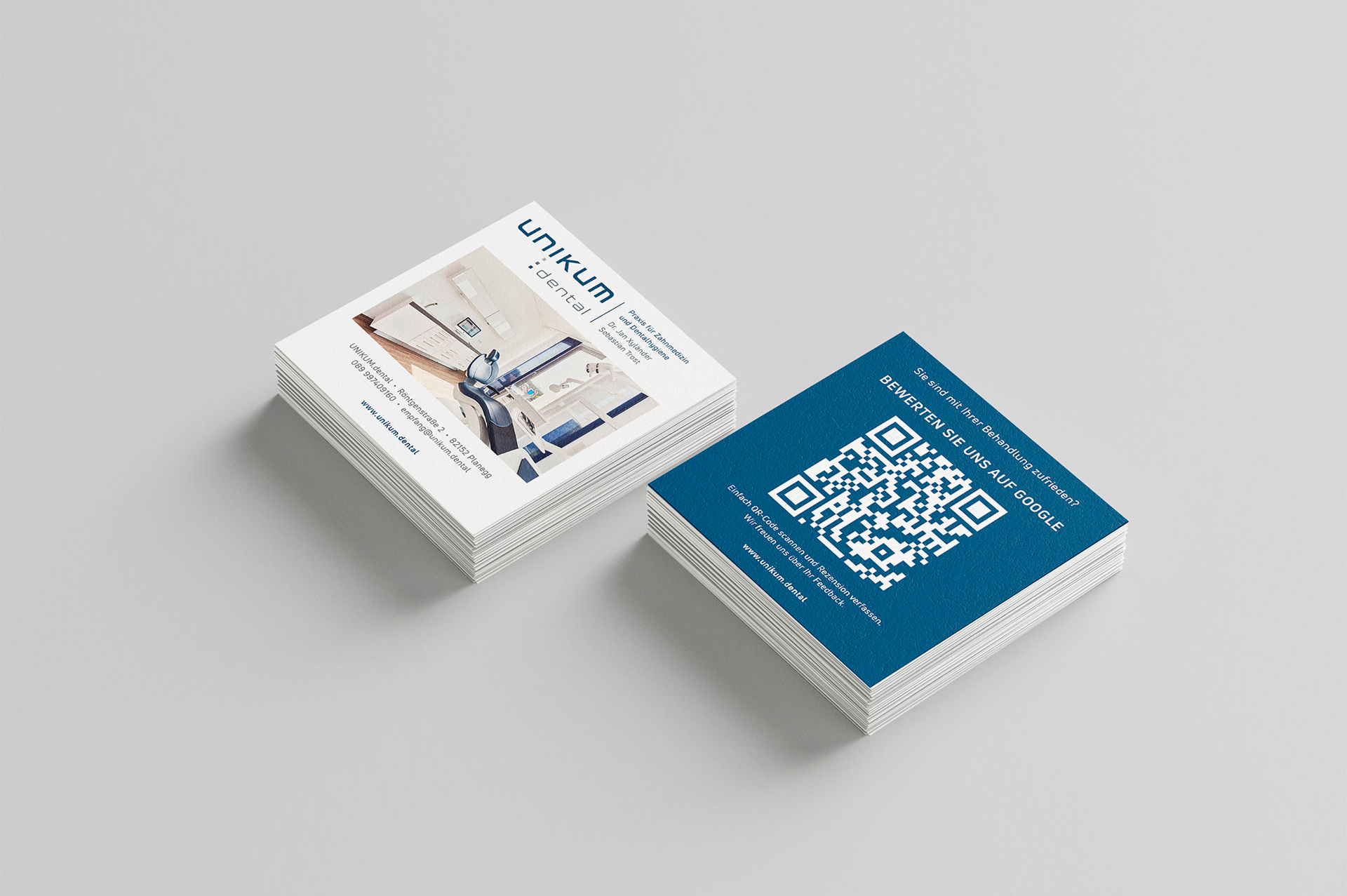 Chiara Hruby Lateo, Unikum.dental, Printmedien, Flyer