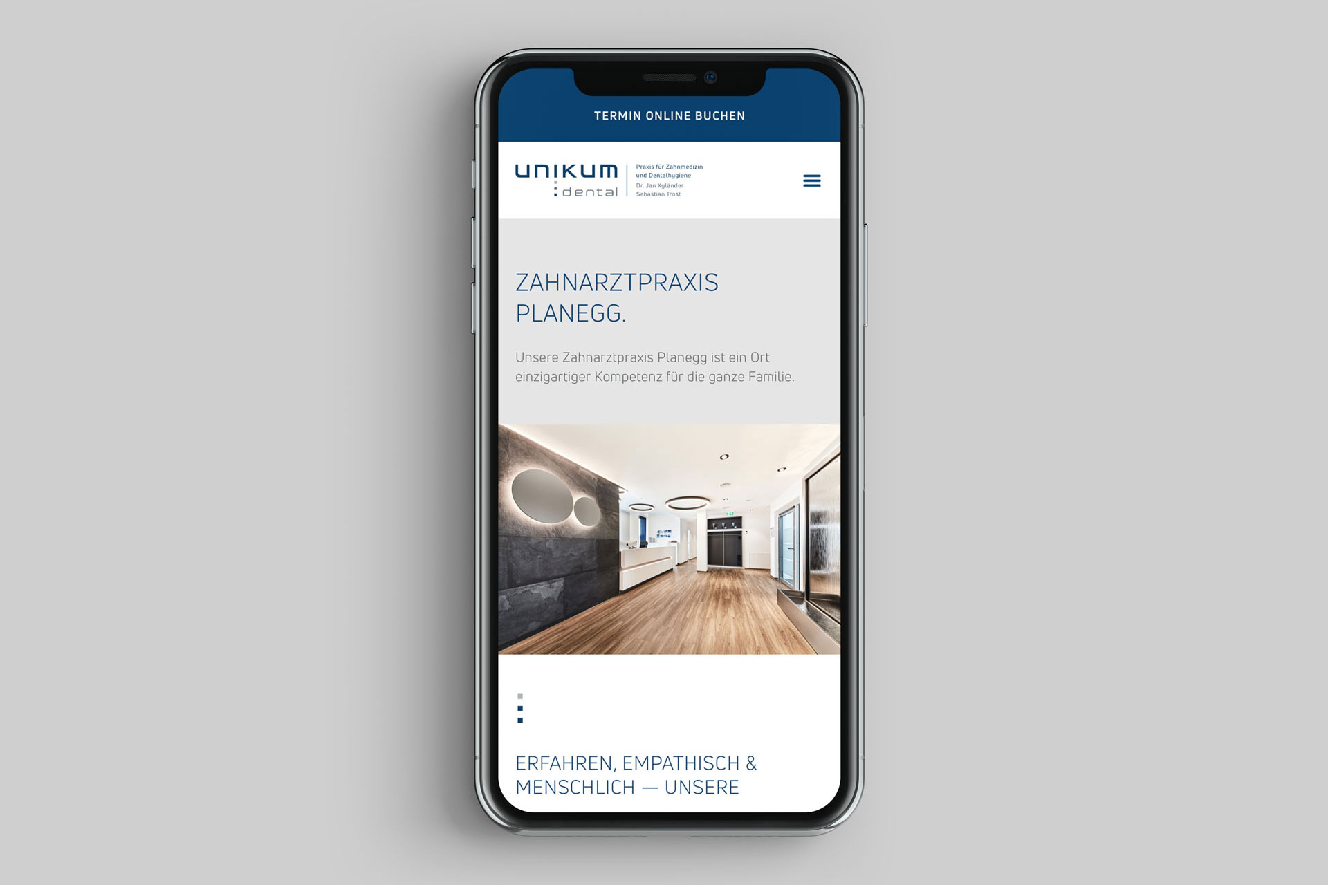 Chiara Hruby Lateo, Unikum.dental, Webdesign, SEO, Responsive Design