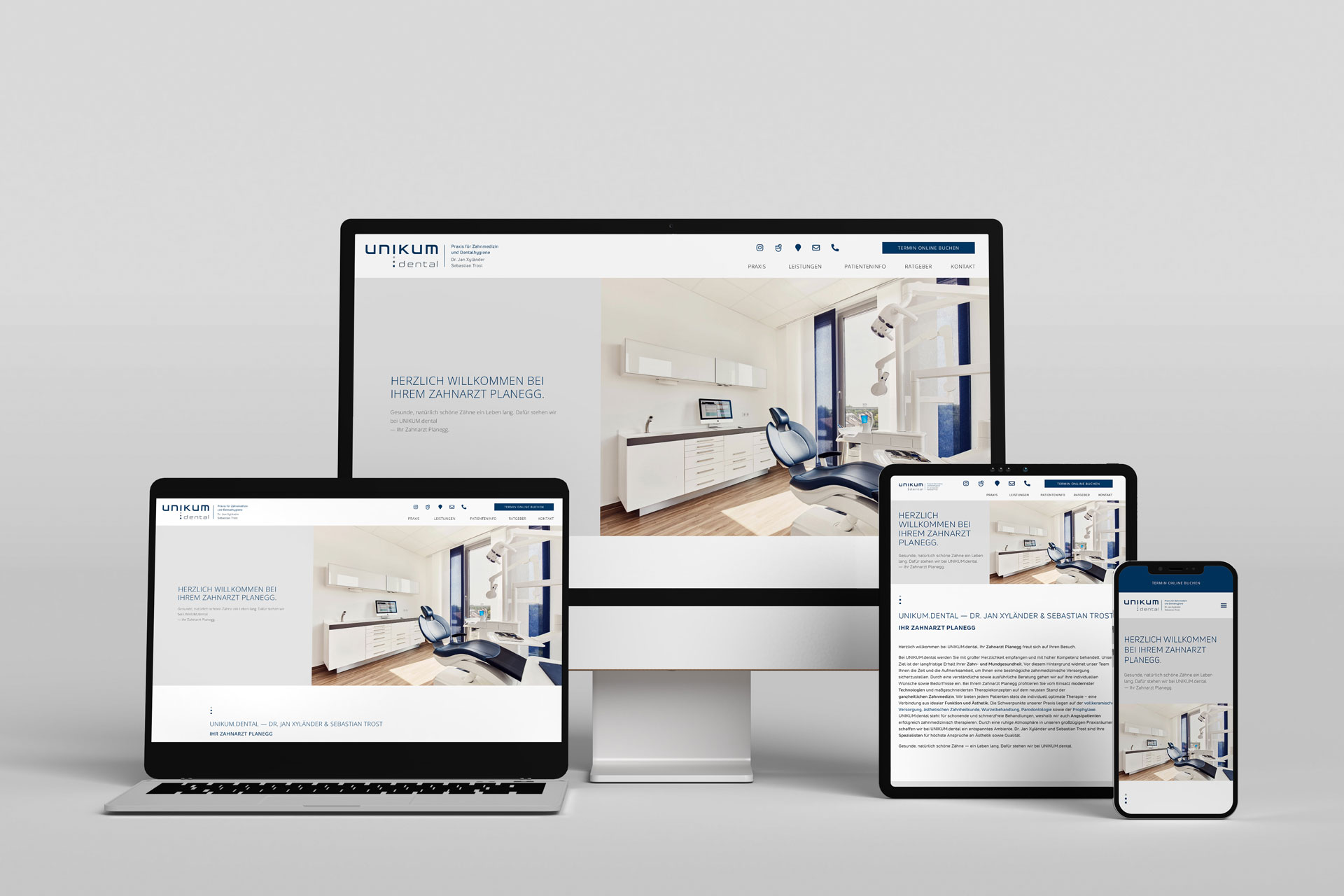 Chiara Hruby Lateo, Unikum.dental, Webdesign, SEO, Responsive Design