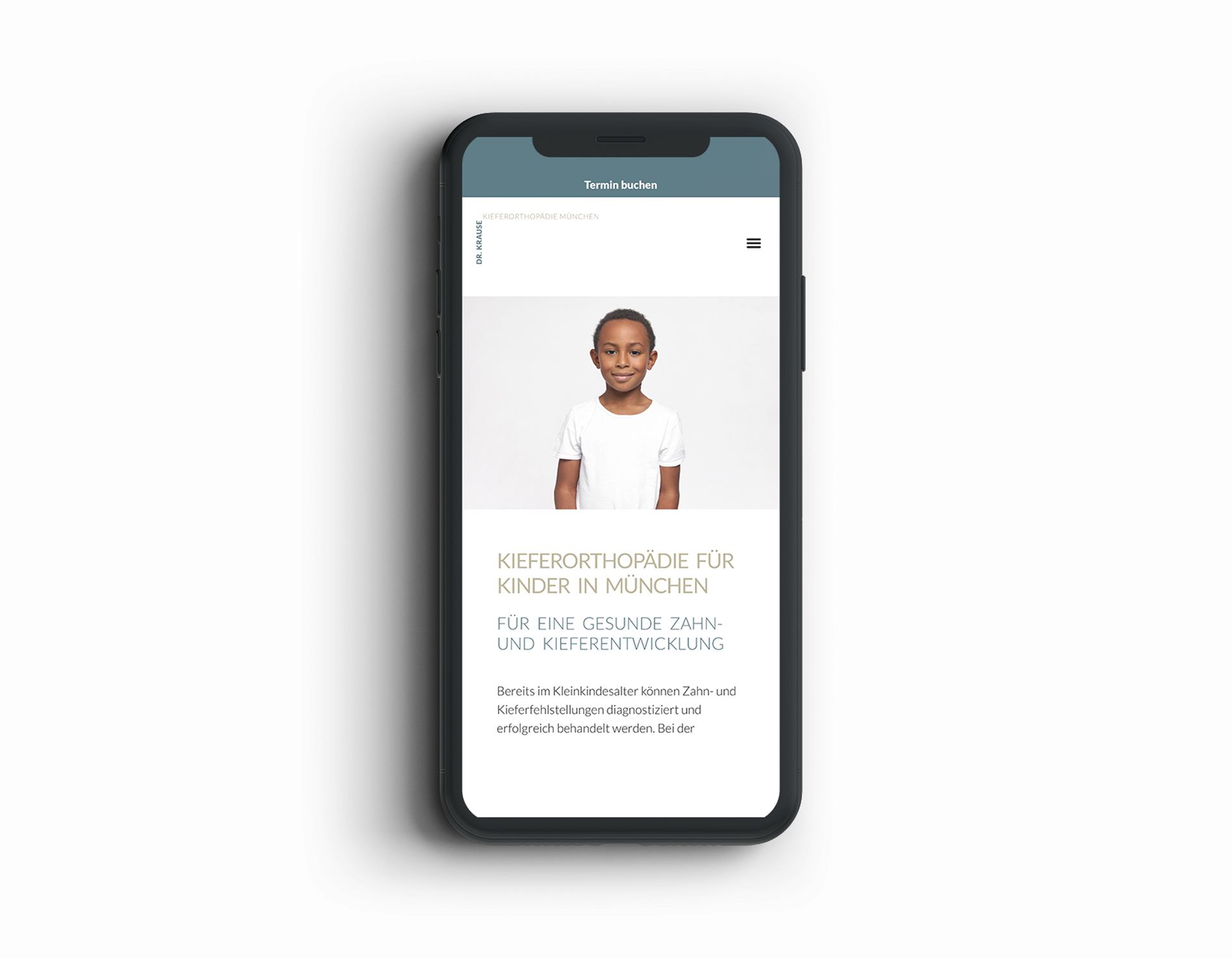 Chiara Hruby Lateo, KFO München, Webdesign, SEO, Responsive Design