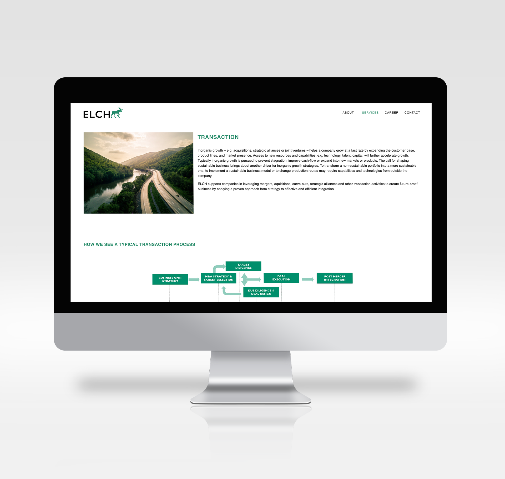 Chiara Hruby Lateo, Elch, Webdesign, iMac