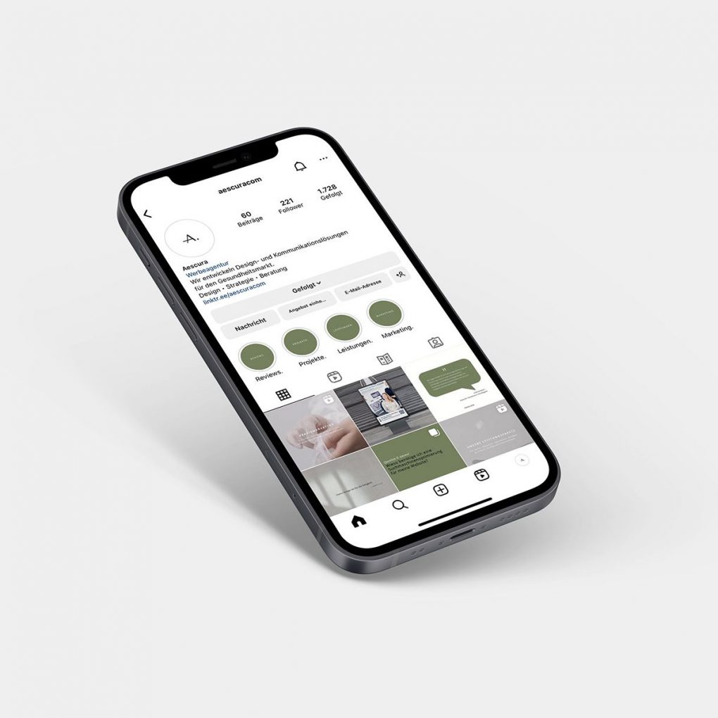 Chiara Hruby Lateo, Aescura, Social Media Marketing, Instagram