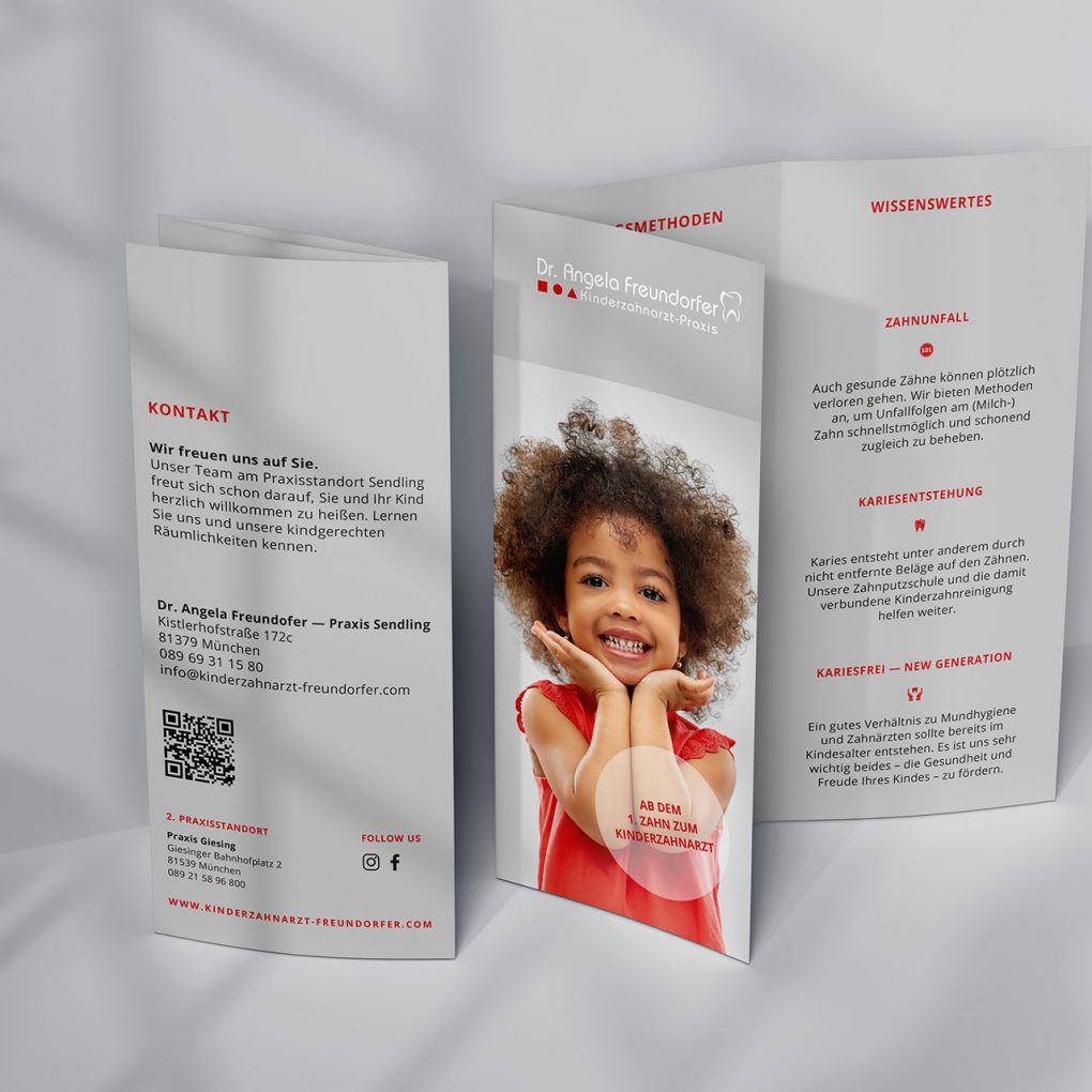 Chiara Hruby Lateo, Dr. Freundorfer, Corporate Design, Printmedien, Flyer