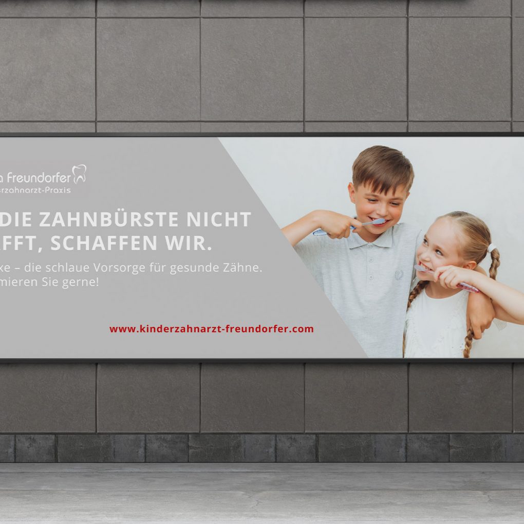 Chiara Hruby Lateo, Dr. Freundorfer, Corporate Design, Printmedien, Außenwerbung, Plakat