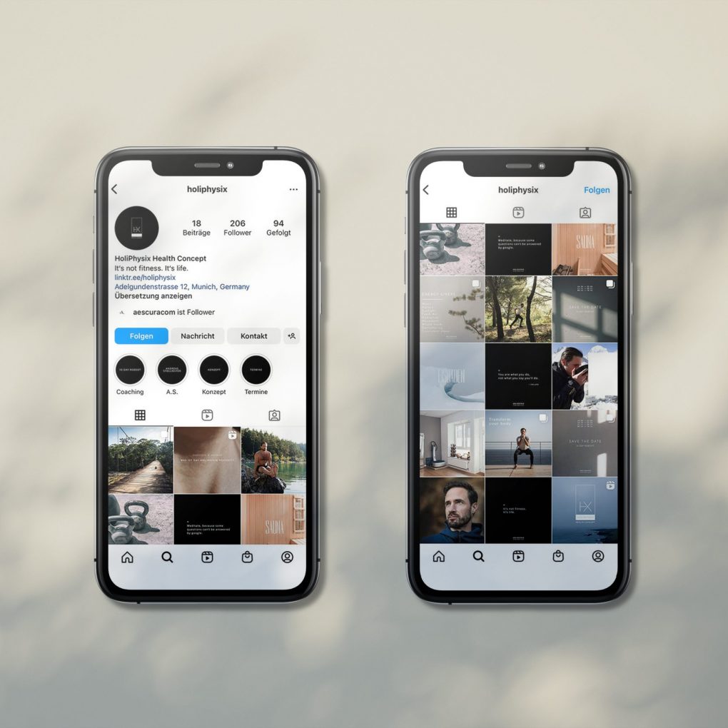 Chiara Hruby Lateo, Holiphysix, Social Media Marketing, Instagram