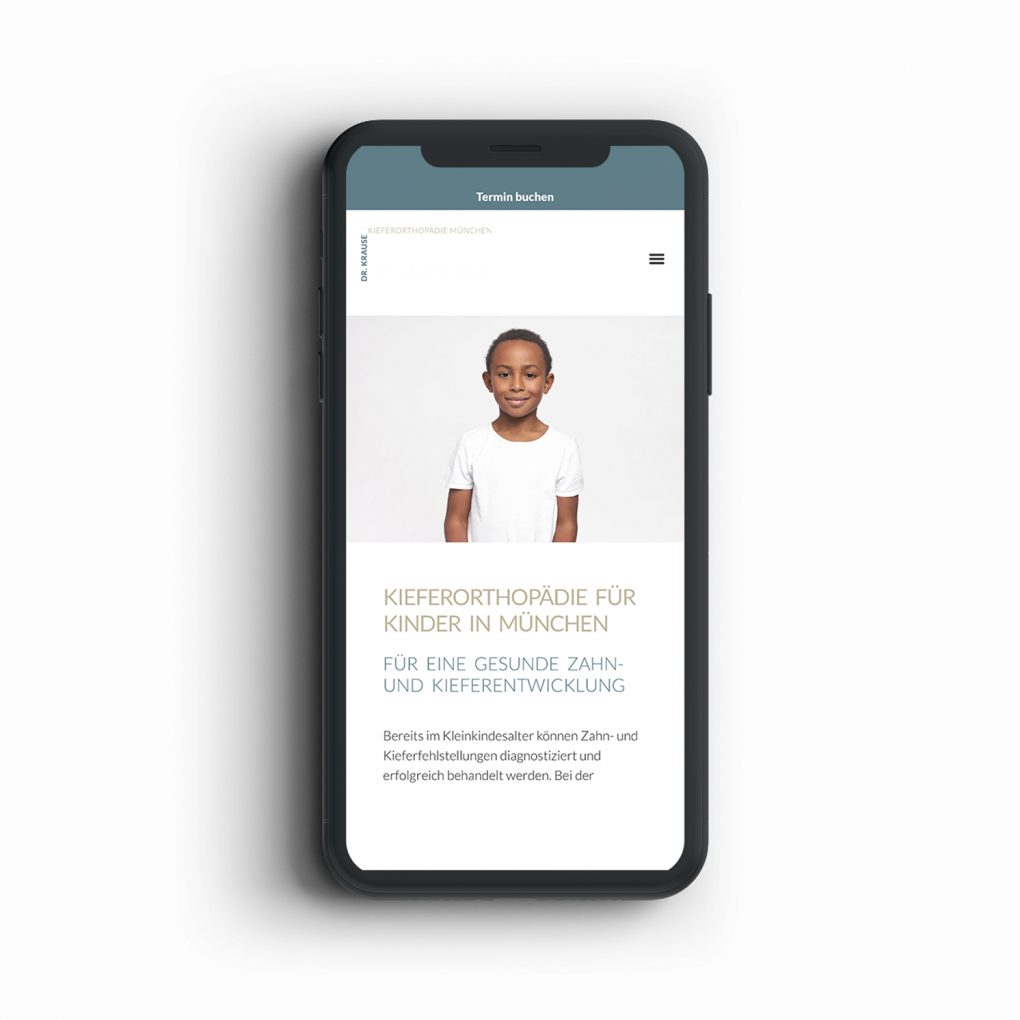 Chiara Hruby Lateo, KFO München, Webdesign, SEO, Responsive Design