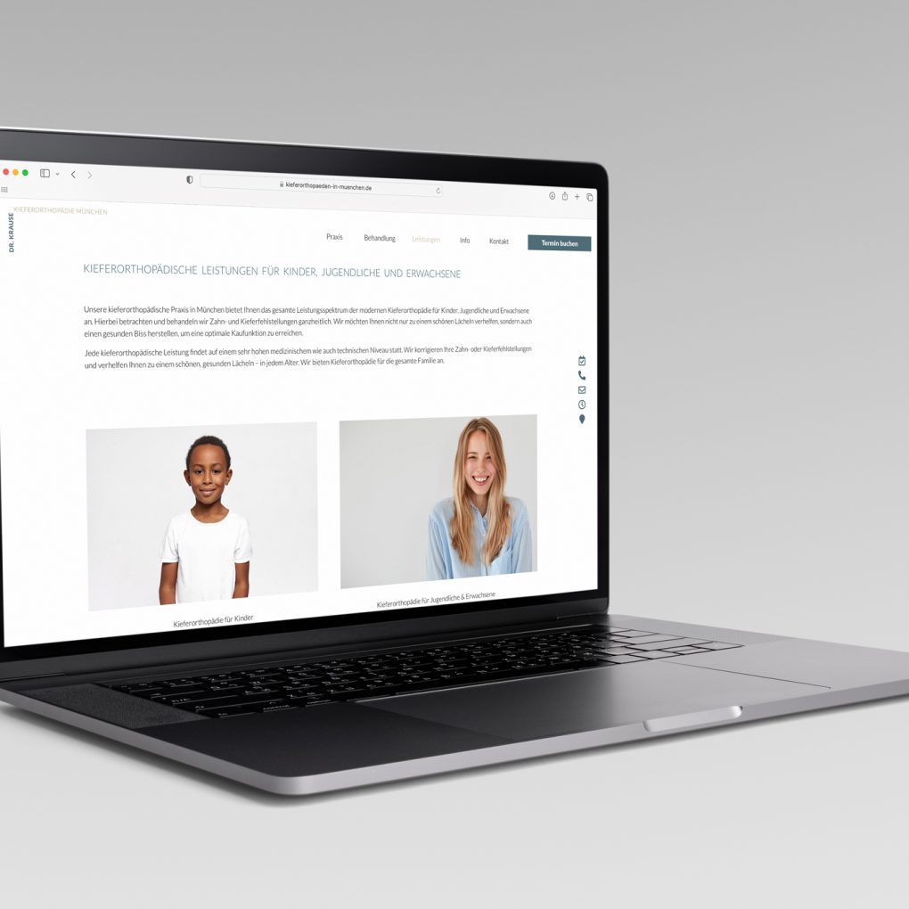 Chiara Hruby Lateo, KFO München, Webdesign, SEO