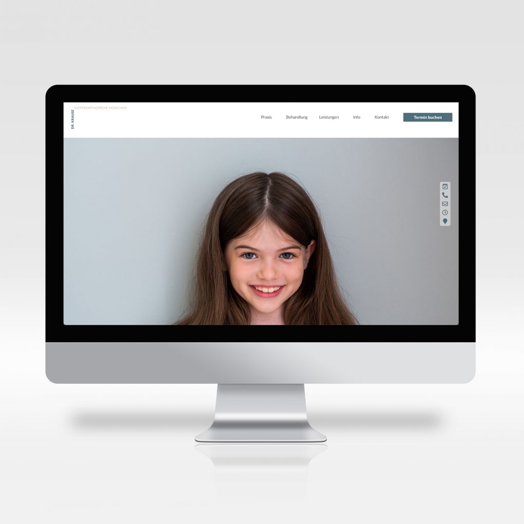 Chiara Hruby Lateo, KFO München, Webdesign, SEO