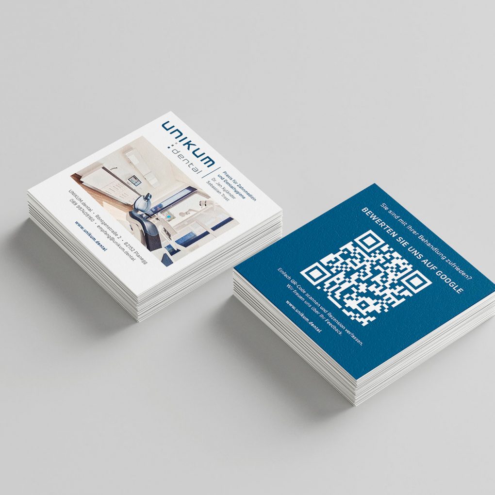 Chiara Hruby Lateo, Unikum.dental, Printmedien, Flyer