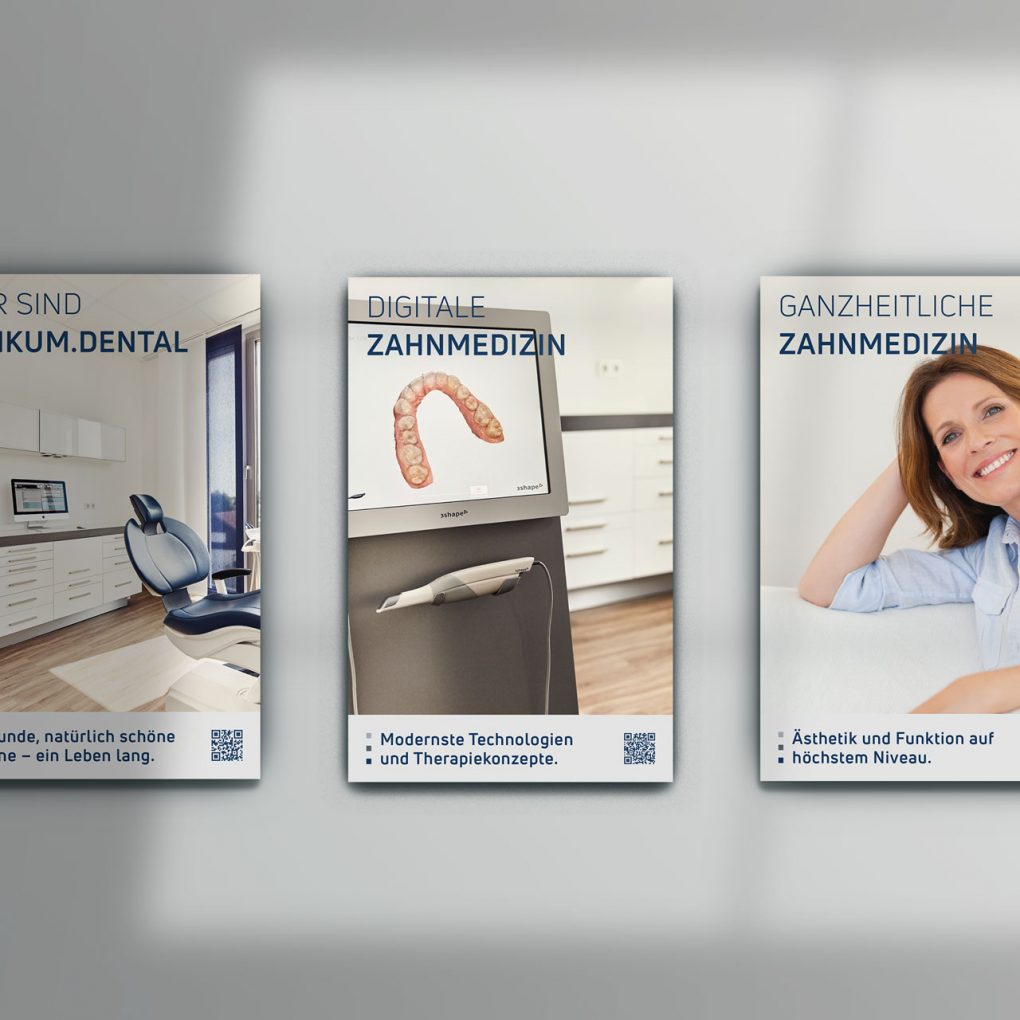 Chiara Hruby Lateo, Unikum.dental, Printmedien, Außenwerbung, Plakat